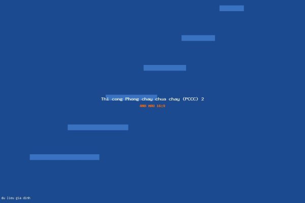 Thi cong Phòng cháy chữa cháy (PCCC) 2